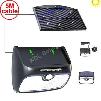 split mounting 48 LED 900lm Solar Light PIR +motion+radar led Lamp Garden street light for ga 5M cable wall ou
split mounting 48 LED 900lm Solar Light PIR +motion+radar led Lamp Garden street light for ga 5M cable wall ou