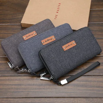 Fashion Europe And America Men's Long Wallet Multi-Card Canvas Zipper Clutch Bag Retro Casual Large Capacity Wallet
Fashion Europe And America Men's Long Wallet Multi-Card Canvas Zipper Clutch Bag Retro Casual Large Capacity Wallet
