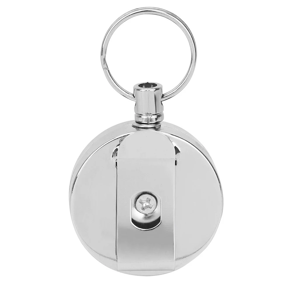 Telescopic Key Ring 60cm Wire Rope Key Chain Ring Clip Pull Keyring Retracting Extendable Metal Wire Anti-theft Keychain
Telescopic Key Ring 60cm Wire Rope Key Chain Ring Clip Pull Keyring Retracting Extendable Metal Wire Anti-theft Keychain