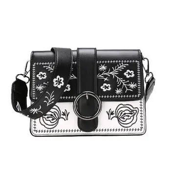 Embroidery Square bag Women's Designer Handbag 2018 Fashion New Women Handbags High-quality PU Leather Embroidered Shoulder bags
Embroidery Square bag Women's Designer Handbag 2018 Fashion New Women Handbags High-quality PU Leather Embroidered Shoulder bags