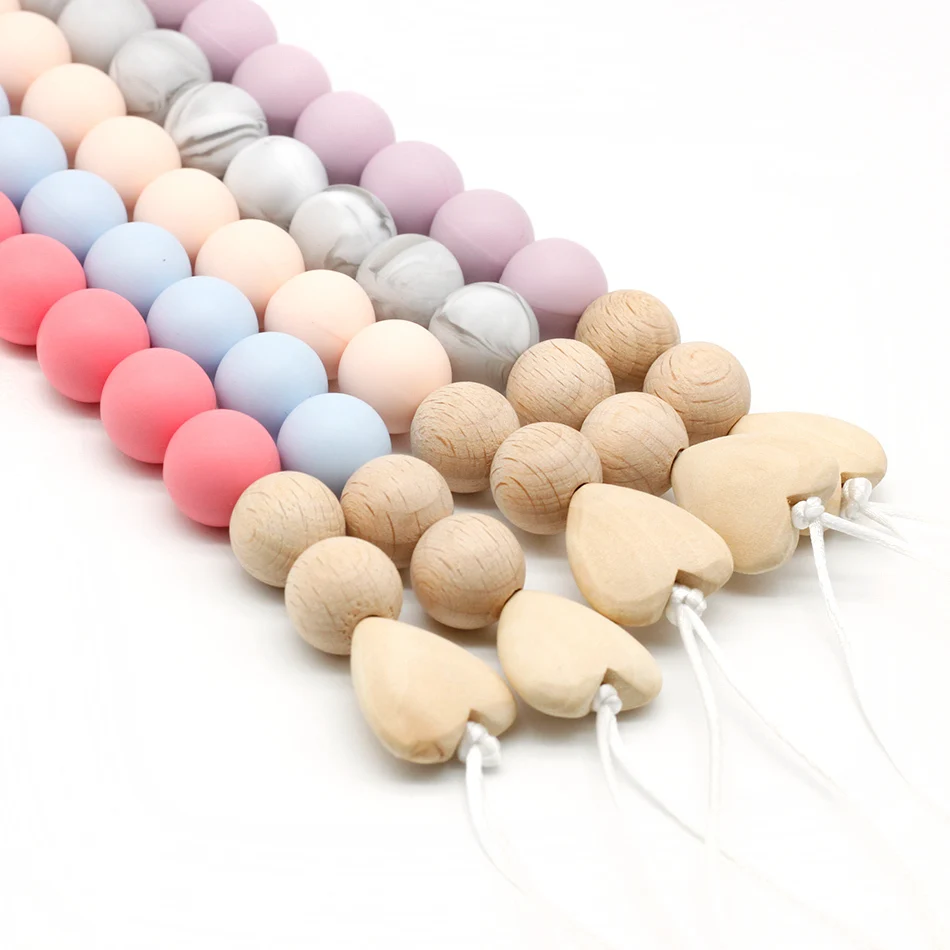 Dummy Clip Pacifier Chain Holder Wood Silicone Personalized Baby Gift Sucette Tetine-portacuccio -schnullerkette -chupetero
Dummy Clip Pacifier Chain Holder Wood Silicone Personalized Baby Gift Sucette Tetine-portacuccio -schnullerkette -chupetero