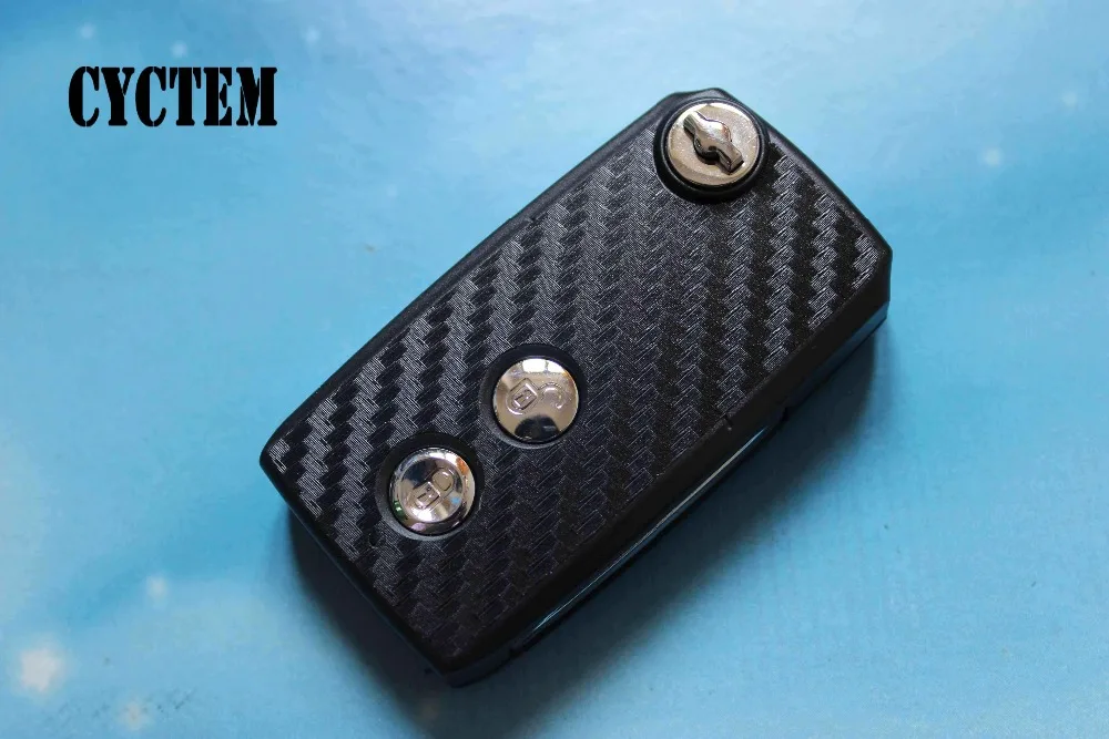 CYCTEM 2 Buttons Car Modified Flip Folding Remote Key Shell Fob Case Blank Cover Fit For Kia Forte 3D Carbon Fiber Sticker
CYCTEM 2 Buttons Car Modified Flip Folding Remote Key Shell Fob Case Blank Cover Fit For Kia Forte 3D Carbon Fiber Sticker