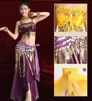 HOT SALE! belly dance costumes satin bra top+chiffon skirt+belt 3pcs belly dance set women belly dancing Exercise suit
HOT SALE! belly dance costumes satin bra top+chiffon skirt+belt 3pcs belly dance set women belly dancing Exercise suit