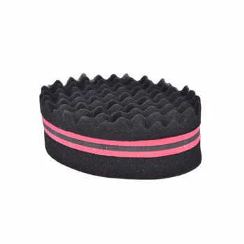 

Roud Shape Double Sides Magic twist hair brush sponge for natural hair, Hair curl afro coil wave dreads sponge brush