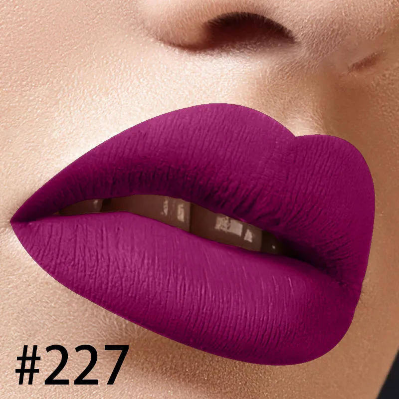Color 227 private label matte liquid lipstick lip gloss factory wholesale cosmetics makeup private custom logo
Color 227 private label matte liquid lipstick lip gloss factory wholesale cosmetics makeup private custom logo