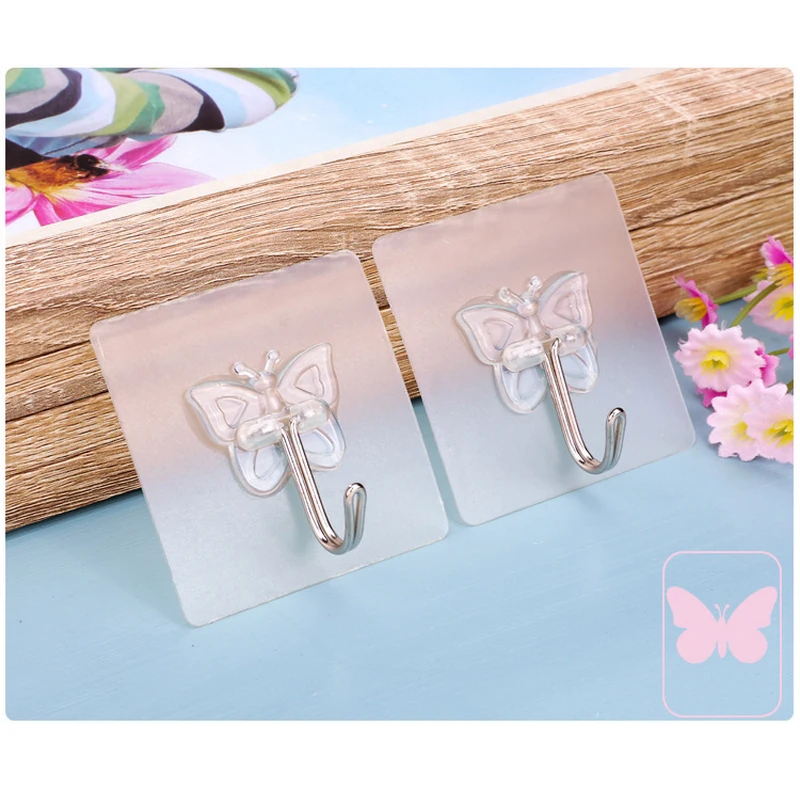 2Pcs Seamless Transparent Adhesive Hook Home Kitchen Bathroom Adhesive Hook Small Objects Hanger Sucker Hanging on Door Wall
2Pcs Seamless Transparent Adhesive Hook Home Kitchen Bathroom Adhesive Hook Small Objects Hanger Sucker Hanging on Door Wall
