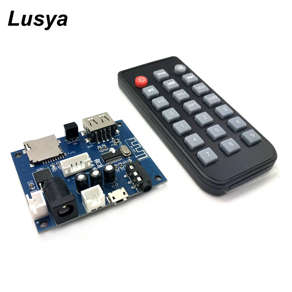 Bluetooth 5.0 Audio Receiving Module Amplifier Board U Disk Card Lossless Audio Playback with Remote Control DC 25V A8-015
Bluetooth 5.0 Audio Receiving Module Amplifier Board U Disk Card Lossless Audio Playback with Remote Control DC 25V A8-015
