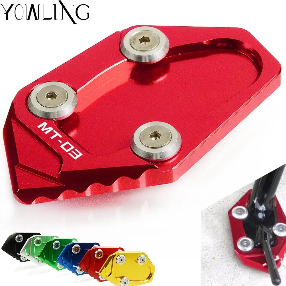 YOWLING Motorcycle Accessories Kickstand Foot Kick stand Side Stand Extension Pad Support Plate FOR YAMAHA MT-03 MT03 MT 03 2015
YOWLING Motorcycle Accessories Kickstand Foot Kick stand Side Stand Extension Pad Support Plate FOR YAMAHA MT-03 MT03 MT 03 2015