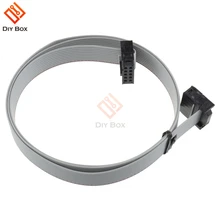 70CM 10 Pin USB ASP ISP JTAG AVR draht 10 P IDC Flach Band DATEN Kabel 2,54mm Stecker(China)
