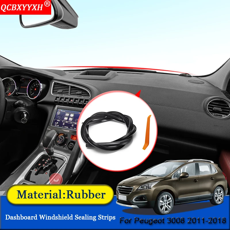 QCBXYYXH Car-styling Rubber Anti-Noise Soundproof Dustproof Car Dashboard Windshield Sealing Strips For Peugeot 3008 2011-2018
QCBXYYXH Car-styling Rubber Anti-Noise Soundproof Dustproof Car Dashboard Windshield Sealing Strips For Peugeot 3008 2011-2018