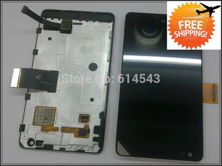 Tested For Nokia Lumia 900 N900 LCD Display Touch Screen Digitizer Assembly + Frame Replacement Repair Parts+Track No.1pc
Tested For Nokia Lumia 900 N900 LCD Display Touch Screen Digitizer Assembly + Frame Replacement Repair Parts+Track No.1pc