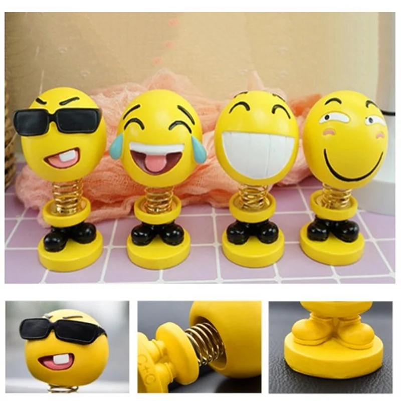 1Pc Emoji Shaker Smile Shaking Head Doll Toy Car Ornaments Decor Plastic Cartoon Funny Spring Car Dashboard Decor 
1Pc Emoji Shaker Smile Shaking Head Doll Toy Car Ornaments Decor Plastic Cartoon Funny Spring Car Dashboard Decor