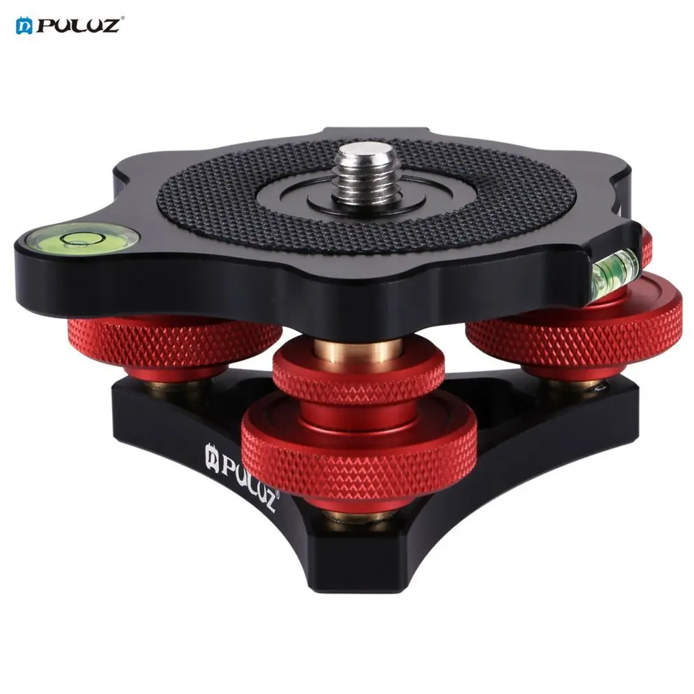 PULUZ Adjustment Locking Rings Dials EZ Leveling Base Ball Head for DSLR Camera Tripod Head PU3517 Aluminum Alloy Adapter
PULUZ Adjustment Locking Rings Dials EZ Leveling Base Ball Head for DSLR Camera Tripod Head PU3517 Aluminum Alloy Adapter