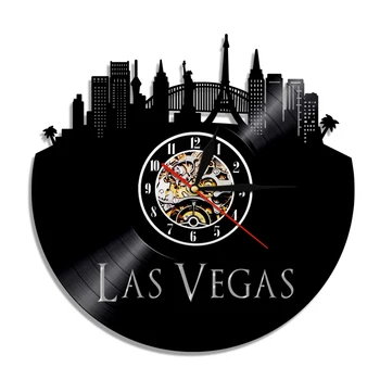 1Piece Las Vegas City Vinyl Record Wall Clock Vintage Desert Casino USA City Skyline Wall Art Clock United States Traveler Gift
1Piece Las Vegas City Vinyl Record Wall Clock Vintage Desert Casino USA City Skyline Wall Art Clock United States Traveler Gift