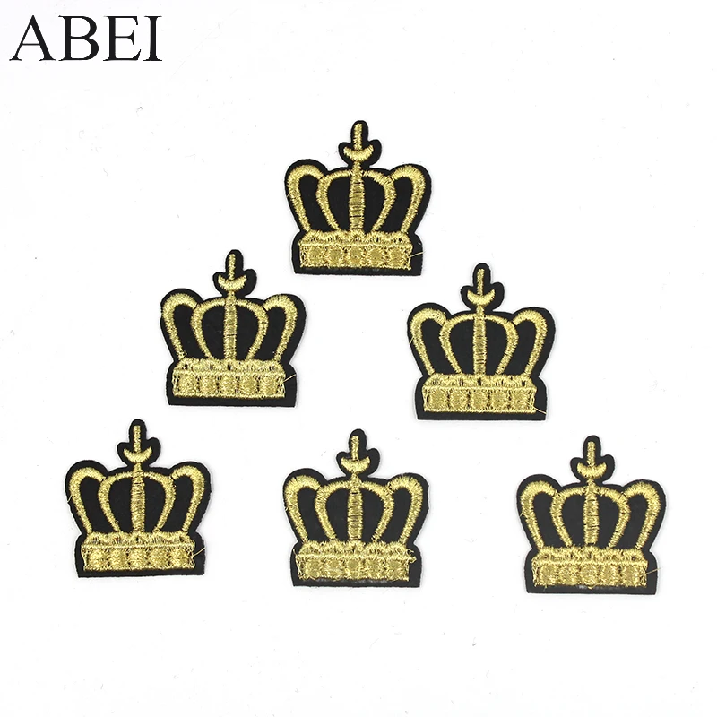 10pcs/lot Gold Embroidery Patches Iron On Crown Appliques Diy Clothes Bags Backpack Stickers Garment Sewing Accessories Patch
10pcs/lot Gold Embroidery Patches Iron On Crown Appliques Diy Clothes Bags Backpack Stickers Garment Sewing Accessories Patch