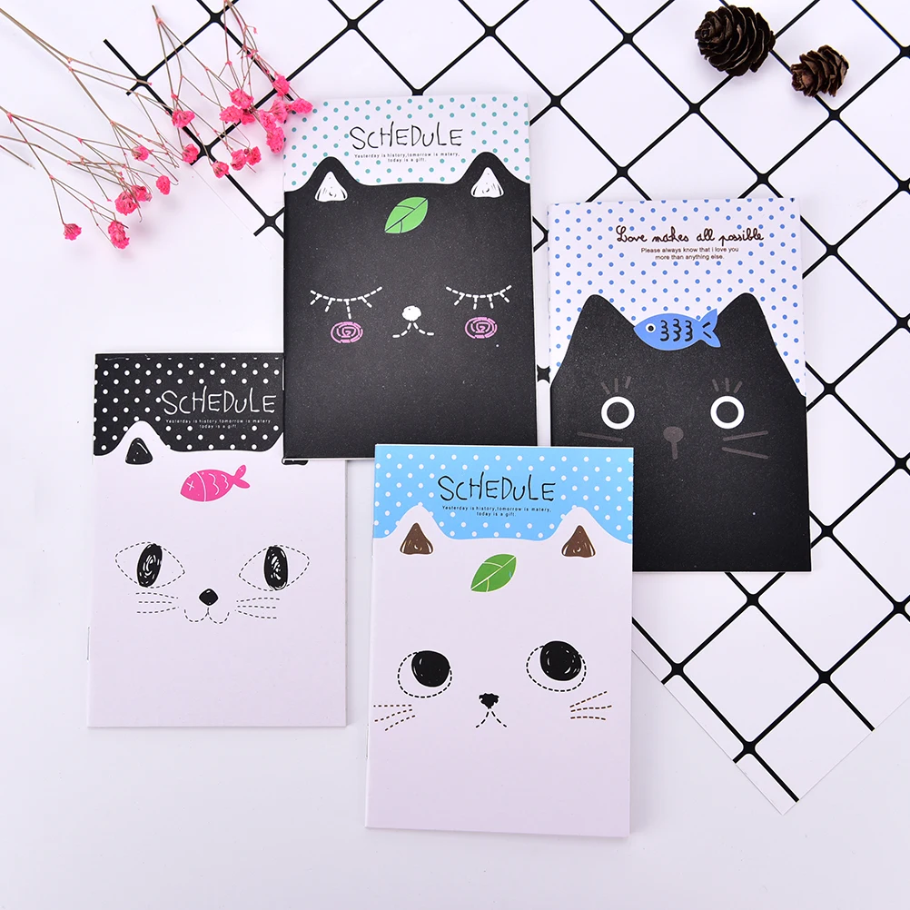 2 PCS Cute Mini Cat Style Filofax Notebook Students Diary Notepad Office School Stationery
2 PCS Cute Mini Cat Style Filofax Notebook Students Diary Notepad Office School Stationery
