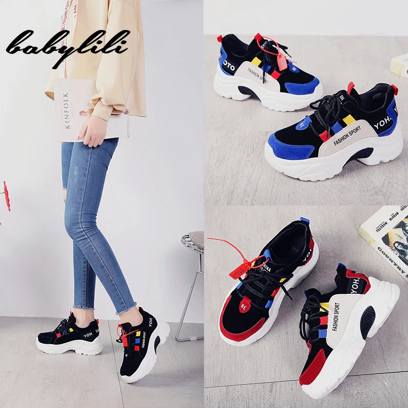 Chunky Sneakers for Women Casual Shoes Woman Designer Platform Chunky Sneakers Color Matching Women Shoes Fashion Chunky Sneaker
Chunky Sneakers for Women Casual Shoes Woman Designer Platform Chunky Sneakers Color Matching Women Shoes Fashion Chunky Sneaker
