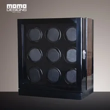Excellent Automatic Watch Winder for 9 watches JAPAN MABUCHI motor winder storage box LCD Screen touch control Excellent Automatic Watch Winder for 9 watches JAPAN MABUCHI motor winder storage box LCD Screen touch control
