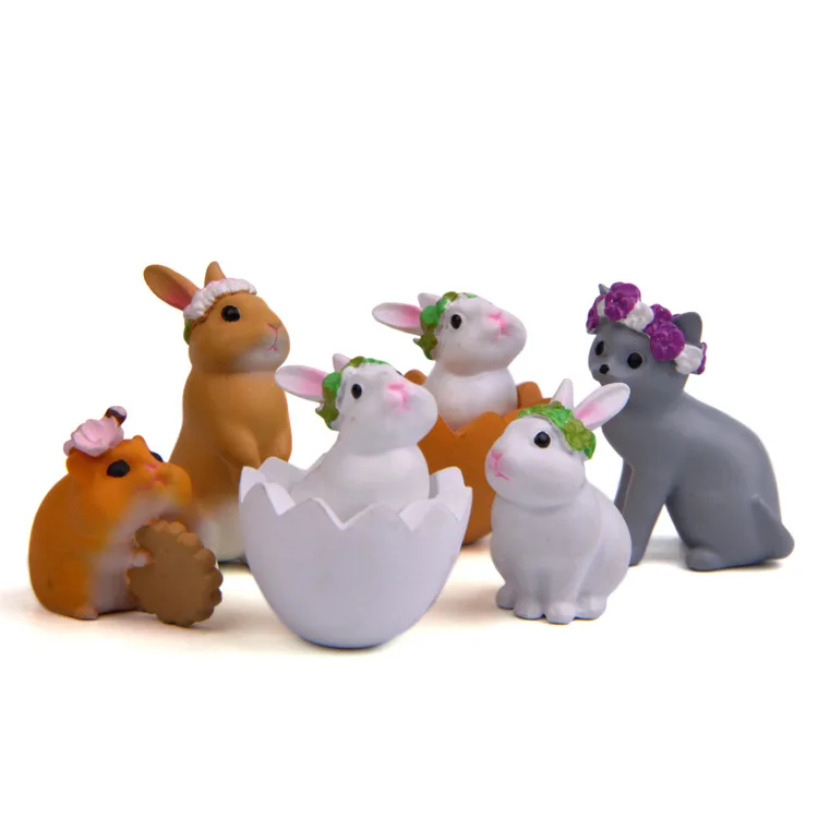 Zakka Mini Dolls Floral Hoop Forest Animals Cat Hamster Bunny Rabbit Action Figure Doll DIY Playhouse Puppets 6pcs Set 2.6-4cm
Zakka Mini Dolls Floral Hoop Forest Animals Cat Hamster Bunny Rabbit Action Figure Doll DIY Playhouse Puppets 6pcs Set 2.6-4cm
