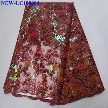 Latest Wine Red Nigerian embroidered french tulle lace fabrics 2019 High Quality African french tulle lace fabrics 5 yards SN004
Latest Wine Red Nigerian embroidered french tulle lace fabrics 2019 High Quality African french tulle lace fabrics 5 yards SN004
