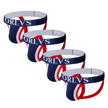 4Pcs/lot Men Cotton Jockstrap Sexy Gay Underwear G-Strings & Thongs Sexy Gay Underwear bikini thong gay men underwear M-XXL
4Pcs/lot Men Cotton Jockstrap Sexy Gay Underwear G-Strings & Thongs Sexy Gay Underwear bikini thong gay men underwear M-XXL