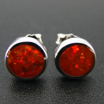 100% 925 Sterling Silver 4.0mm Orange Fire Opal Stud Earrings For Women Party Fine Earring Jewelry
100% 925 Sterling Silver 4.0mm Orange Fire Opal Stud Earrings For Women Party Fine Earring Jewelry