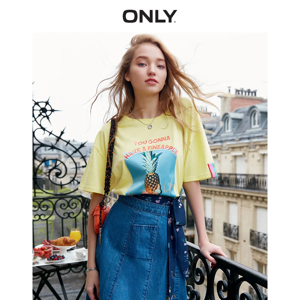 ONLY 2019 Spring and Summer Women's Loose Fit 100% Cotton Elbow Sleeves T-shirt |119101504
ONLY 2019 Spring and Summer Women's Loose Fit 100% Cotton Elbow Sleeves T-shirt |119101504