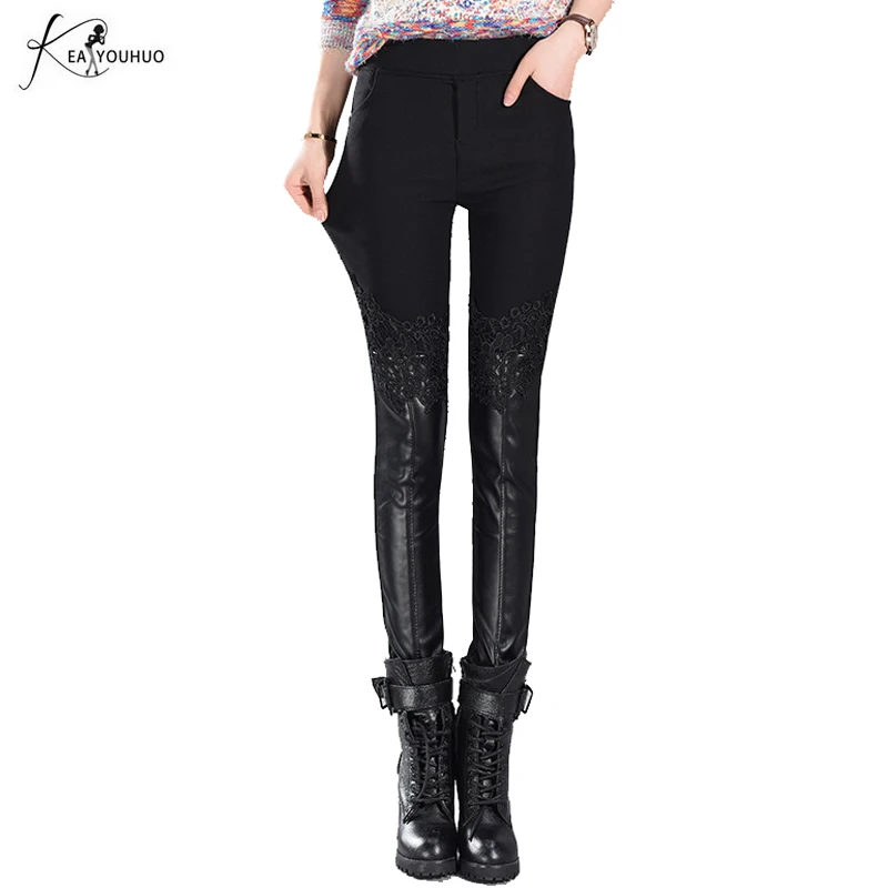2019 Autumn Winter Leggings Women PU Leather Pants Black Zipper Motorcycle Women Slim Pencil High WaistTrousers Plus Size 3XL
2019 Autumn Winter Leggings Women PU Leather Pants Black Zipper Motorcycle Women Slim Pencil High WaistTrousers Plus Size 3XL