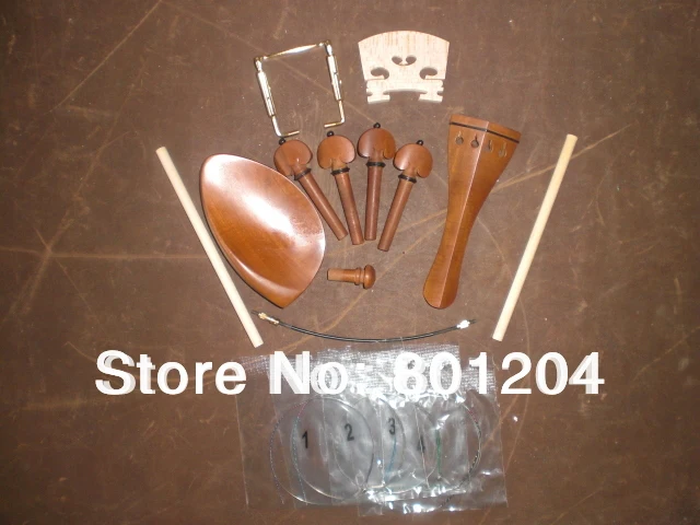 New JUJUBE Violin Fitting 4/4 with Bridge, Sound post, Violin String, Chin rest screw and Tail gut
New JUJUBE Violin Fitting 4/4 with Bridge, Sound post, Violin String, Chin rest screw and Tail gut
