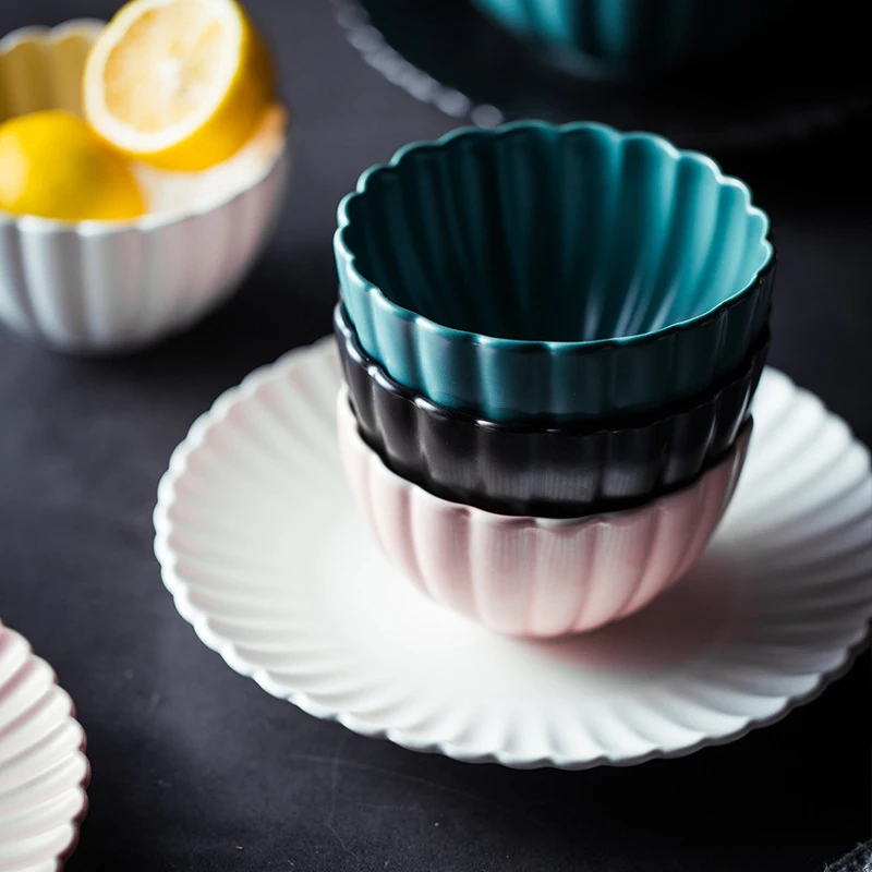 Chrysanthemum Matte Soup Bowls Dinner Plates Christamas Feast Dinnerware Nordic Ceramic Pastry Dish Rice Salad Food Container
Chrysanthemum Matte Soup Bowls Dinner Plates Christamas Feast Dinnerware Nordic Ceramic Pastry Dish Rice Salad Food Container