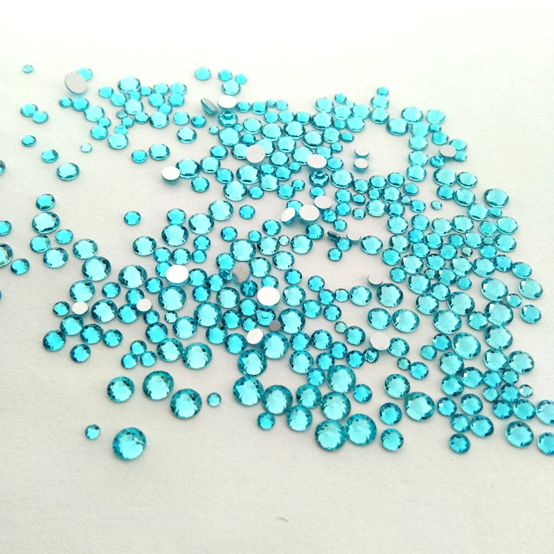 Lake Blue 1440pcs/pack Nail Rhinestones Non Hotfix Flatback Crystal Glass Rhinestones for Nails Gem Decorations 1.3mm-4.0mm
Lake Blue 1440pcs/pack Nail Rhinestones Non Hotfix Flatback Crystal Glass Rhinestones for Nails Gem Decorations 1.3mm-4.0mm