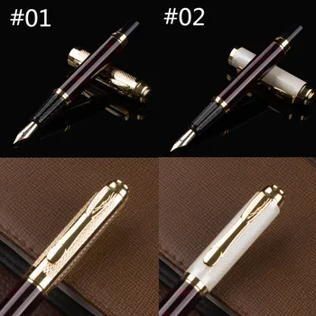 New Fountain Pen Meduim Nib Metal Plastic Golden Black Color Sign Pens and Elegant Upscale Golden Roller Ball Pen free shipping
New Fountain Pen Meduim Nib Metal Plastic Golden Black Color Sign Pens and Elegant Upscale Golden Roller Ball Pen free shipping