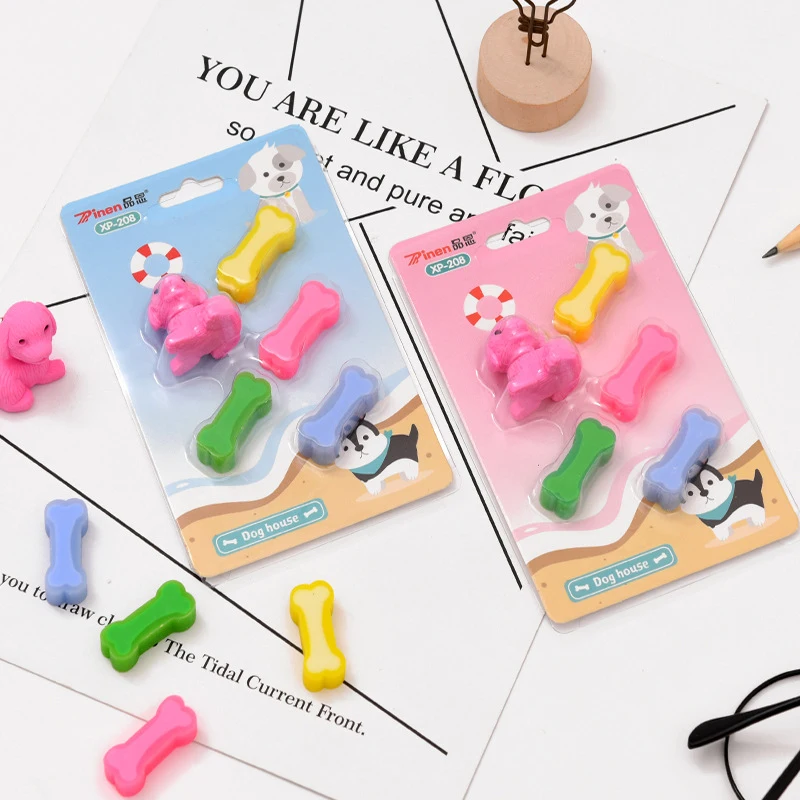 5 pcs/lot Cute Color dog and bone eraser Cartoon rubber eraser kawaii stationery school supplies papelaria kids gifts
5 pcs/lot Cute Color dog and bone eraser Cartoon rubber eraser kawaii stationery school supplies papelaria kids gifts