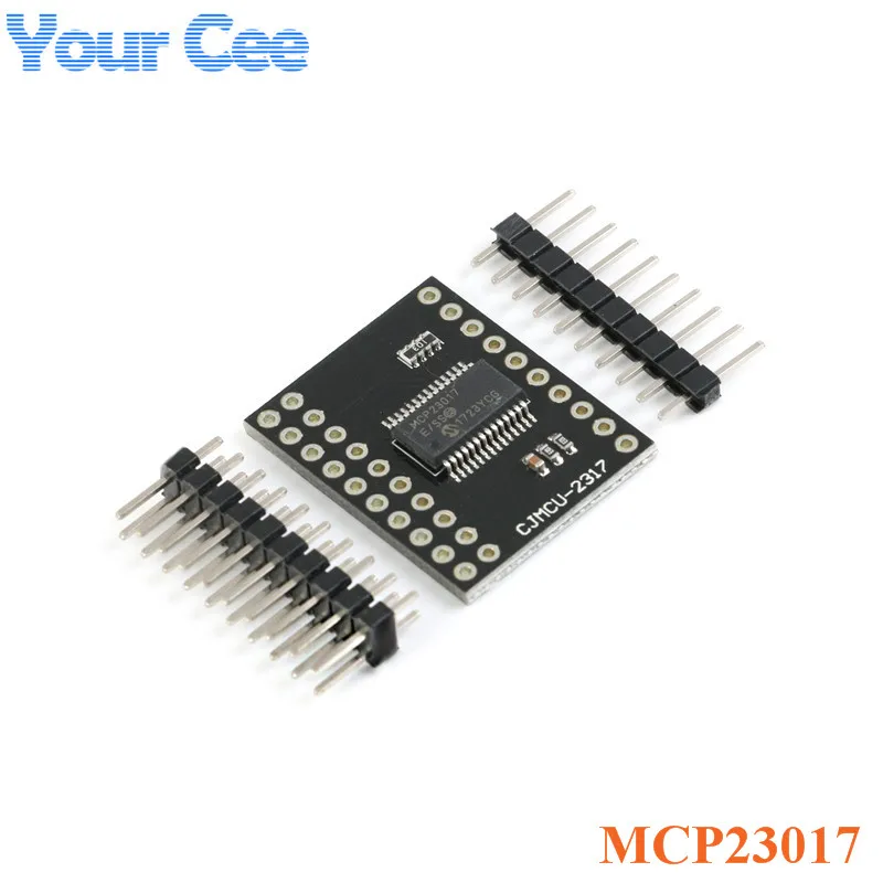MCP23017 Serial Interface Module IIC I2C SPI Bidirectional 16-Bit I/O Expander Pins Serial Interface Module CJMCU-2317
MCP23017 Serial Interface Module IIC I2C SPI Bidirectional 16-Bit I/O Expander Pins Serial Interface Module CJMCU-2317