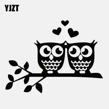 YJZT 12.9CM*9.7CM High Quality Lovely Owls Couple Vinyl Black/Silver Car Sticker Decals C22-0982
YJZT 12.9CM*9.7CM High Quality Lovely Owls Couple Vinyl Black/Silver Car Sticker Decals C22-0982
