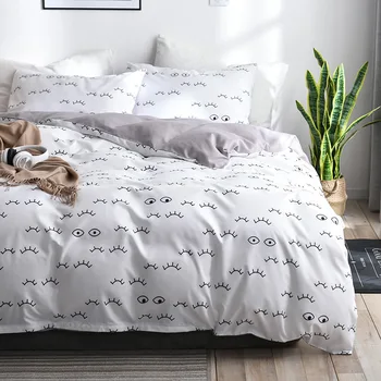 Simple modern three-piece set Dormitory bed linen luxury suite Queen duvet cover Children's pillowcase Home textiles No sheets
Simple modern three-piece set Dormitory bed linen luxury suite Queen duvet cover Children's pillowcase Home textiles No sheets