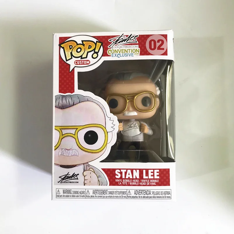 FUNKO POP New Arrival Marvel Stan Lee 02 # Vinyl Action Figures Collectible Model Toys Children Birthday Gifts
FUNKO POP New Arrival Marvel Stan Lee 02 # Vinyl Action Figures Collectible Model Toys Children Birthday Gifts