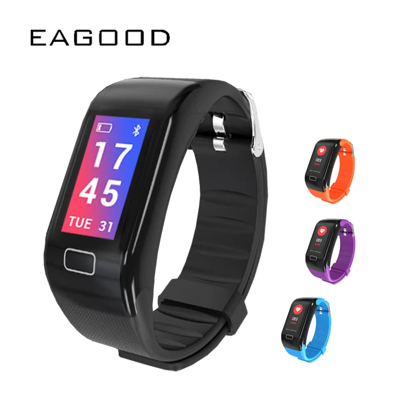 Смарт браслет EAGOOD Bluetooth ips дисплей полный цвет спортивный шагомер монитор для