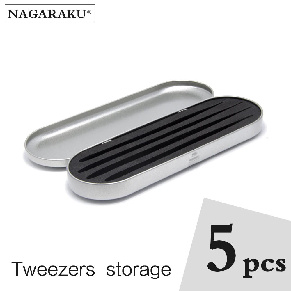 NAGARAKU 5pcs Make up tools storage for eyelash extension tweezers eyelash extension tools box portable without tweezers
NAGARAKU 5pcs Make up tools storage for eyelash extension tweezers eyelash extension tools box portable without tweezers