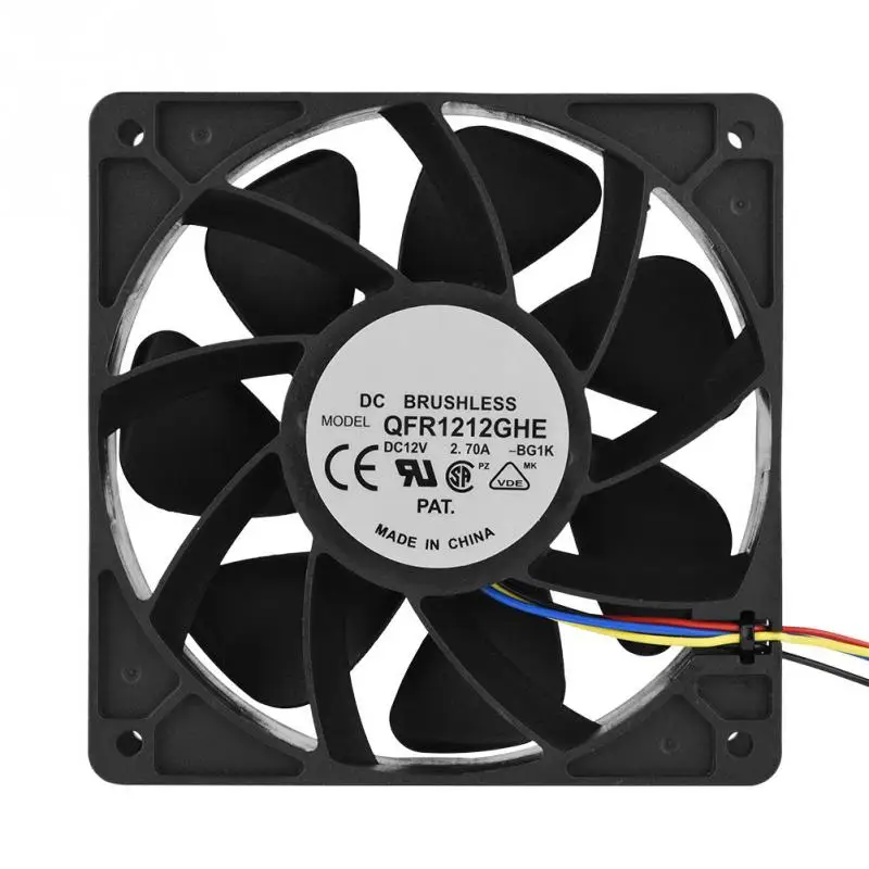 Original DC 12V 2.7A 6000RPM Cooling Fan Replacement 4 Pin Connector for Antminer S7 S9
Original DC 12V 2.7A 6000RPM Cooling Fan Replacement 4 Pin Connector for Antminer S7 S9
