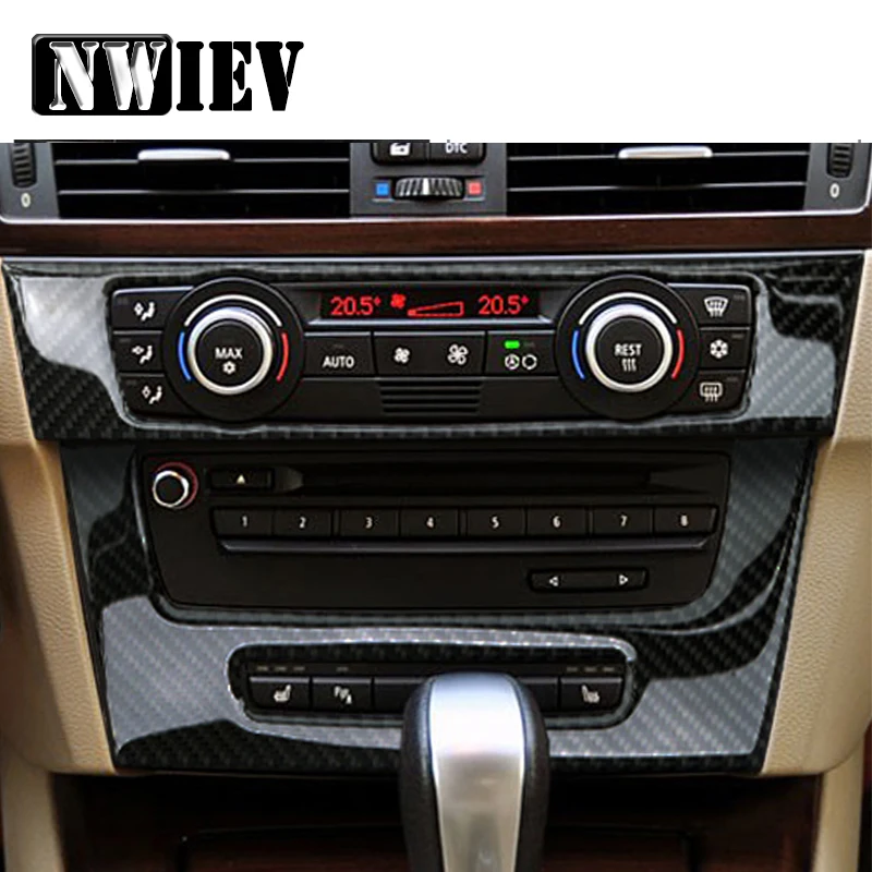 NWIEV Car Styling 3D Stickers For BMW E90 BMW 3 Series Center Console Air Condition Vent Outlet Carbon Fiber Covers Accessories
NWIEV Car Styling 3D Stickers For BMW E90 BMW 3 Series Center Console Air Condition Vent Outlet Carbon Fiber Covers Accessories