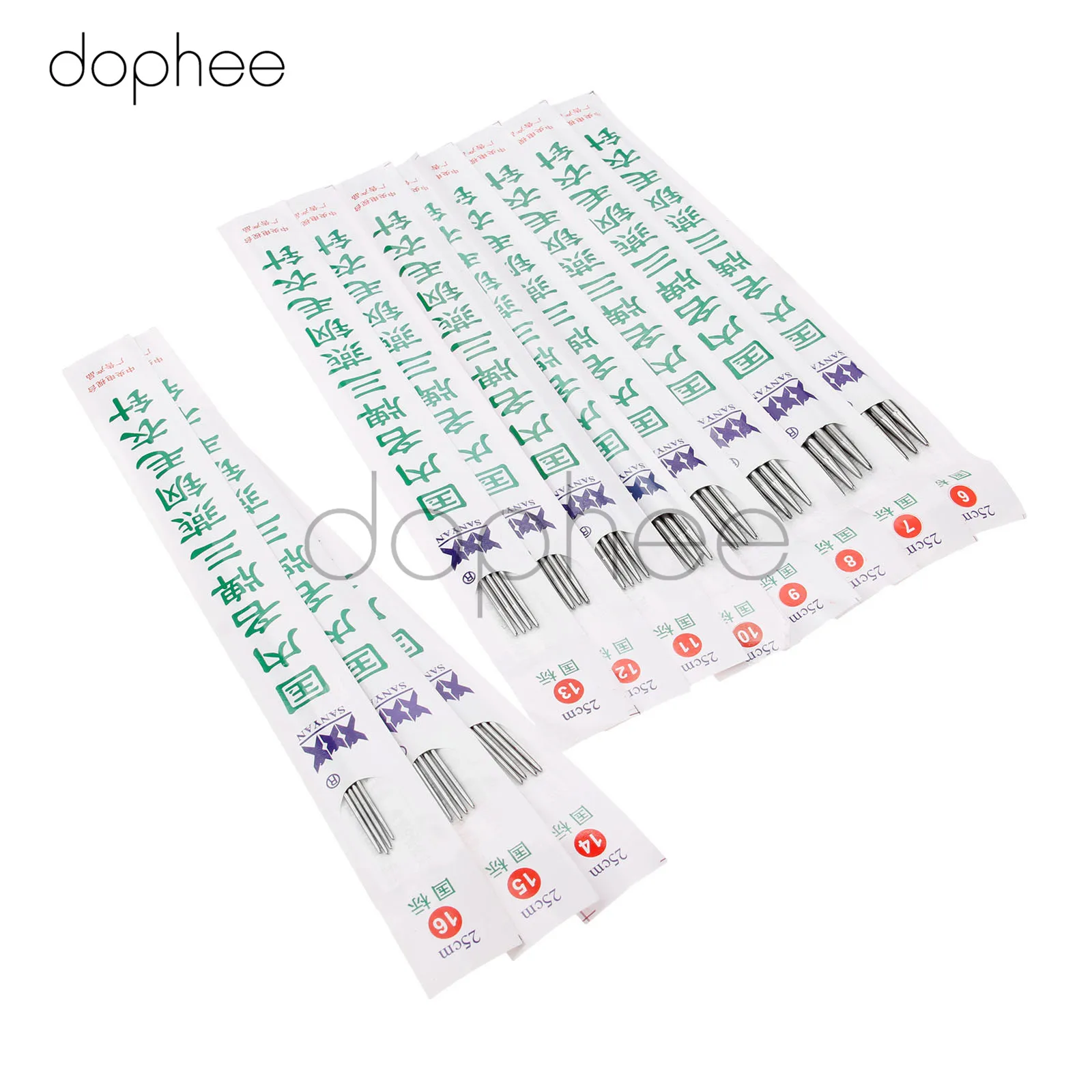 dophee 44pcs Stainless Steel Straight Double Pointed Knitting Needles Set DIY Craft Sewing Needles Tools High Quality 25cm
dophee 44pcs Stainless Steel Straight Double Pointed Knitting Needles Set DIY Craft Sewing Needles Tools High Quality 25cm