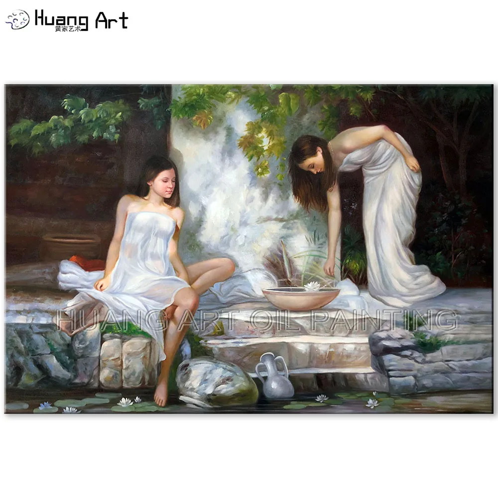 Handmade Oil Painting on Canvas by Skilled Artist Impression Beautiful Women Wall Painting for Room Decor Realistic Figure Art
Handmade Oil Painting on Canvas by Skilled Artist Impression Beautiful Women Wall Painting for Room Decor Realistic Figure Art