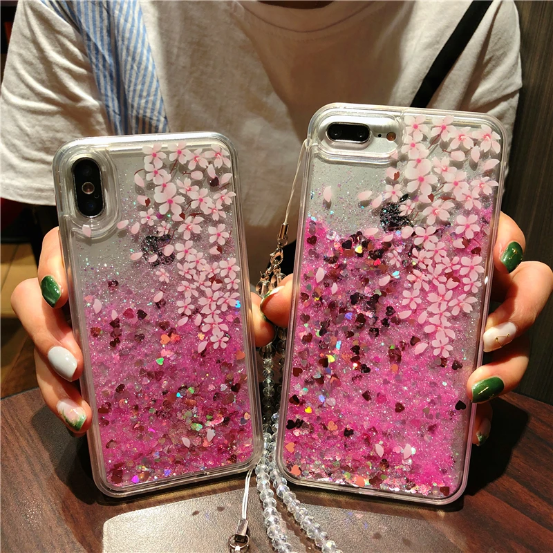 pink transparent Stylish PC+TPU Phone Case Liquid Quicksand Fun wrist strap For Apple iphone 6 6s 7 8 Plus X XS XR MAX
pink transparent Stylish PC+TPU Phone Case Liquid Quicksand Fun wrist strap For Apple iphone 6 6s 7 8 Plus X XS XR MAX
