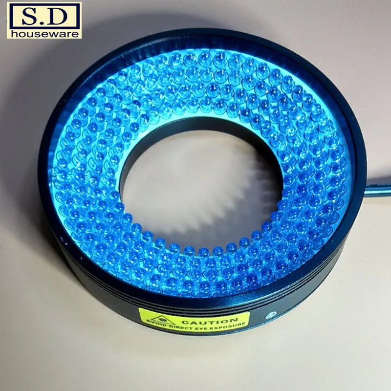 LED Machine Vision Light 48mm Ring Light Source LED Industrial Lighting Blue Adjustable Brightness Low Heat Long Life Microscope
LED Machine Vision Light 48mm Ring Light Source LED Industrial Lighting Blue Adjustable Brightness Low Heat Long Life Microscope