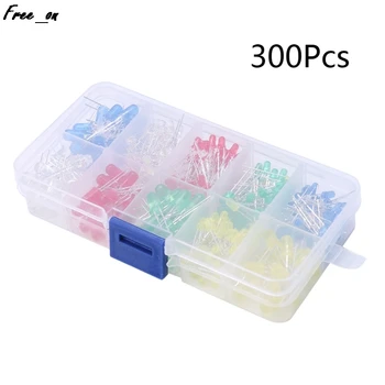 300Pcs LED Diode Kit Ultra Bright White Yellow Red Blue Green Kit Set Bulb Lamp
300Pcs LED Diode Kit Ultra Bright White Yellow Red Blue Green Kit Set Bulb Lamp
