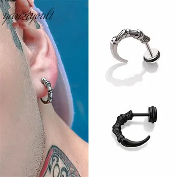 Gothic Punk Titanium Steel Antique Eagle Claw Stud Earrings Fashion Jewelry Individual Earrings For Men Boyfriends Gift
Gothic Punk Titanium Steel Antique Eagle Claw Stud Earrings Fashion Jewelry Individual Earrings For Men Boyfriends Gift