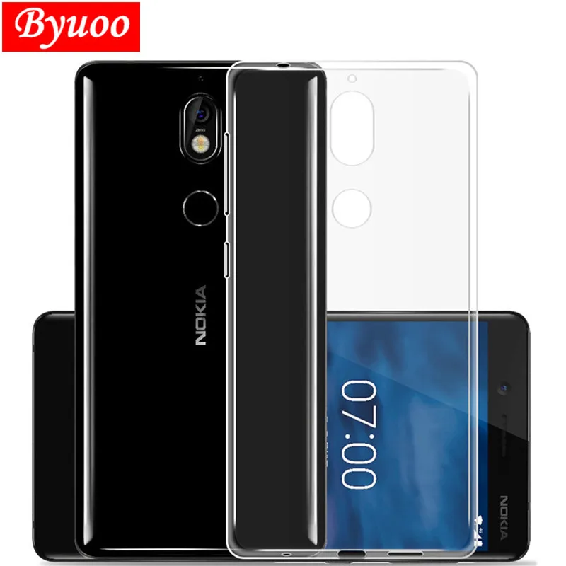 Для Nokia 7 plus 8 1 6 5 Plus задняя крышка телефона мягкий силиконовый прозрачный для 2 3