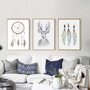 Retro Tribal Canvas Paintings Deer Posters Prints Nordic POP Wall Art Pictures for Living Room Home Decor Unframed Drop Shipping
Retro Tribal Canvas Paintings Deer Posters Prints Nordic POP Wall Art Pictures for Living Room Home Decor Unframed Drop Shipping