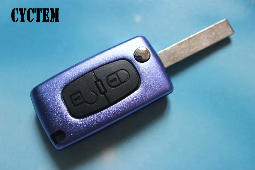CYCTEM Car Key Cover 2 Buttons Flip Folding Remote Key Shell Fob Case Fit For Peugeot 407 HU83 Uncut Blade CE0536 Type
CYCTEM Car Key Cover 2 Buttons Flip Folding Remote Key Shell Fob Case Fit For Peugeot 407 HU83 Uncut Blade CE0536 Type